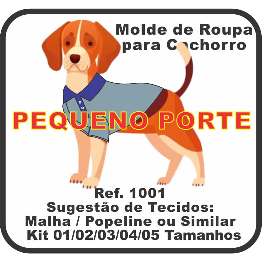 Ref. 1001P Molde Pet porte pequeno