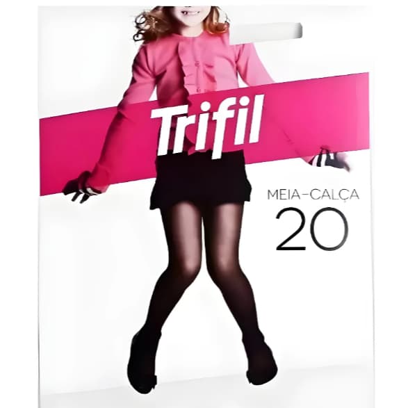 Meia Calça Infantil Trifil Fio 20 Menina 3 a 13 Anos P M G
