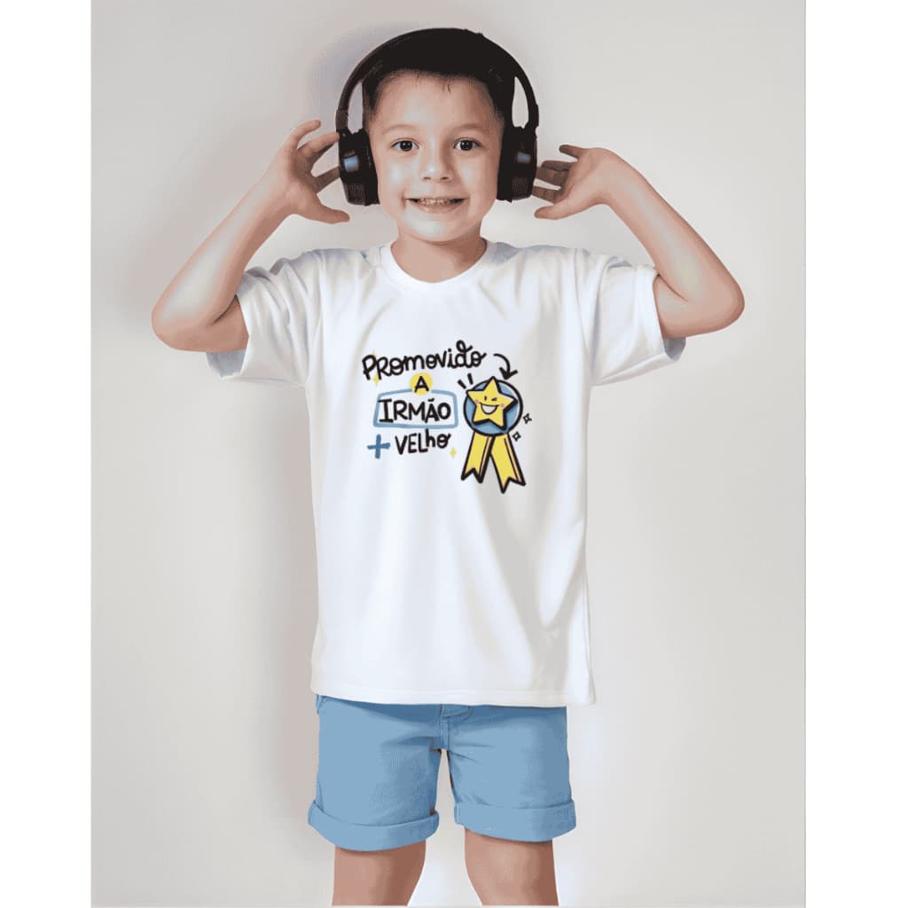 ROUPA INFANTIL PROMOVIDO A IRMÃO MAIS VELHO GRAVIDEZ IRMÃOZINHO CORUJA