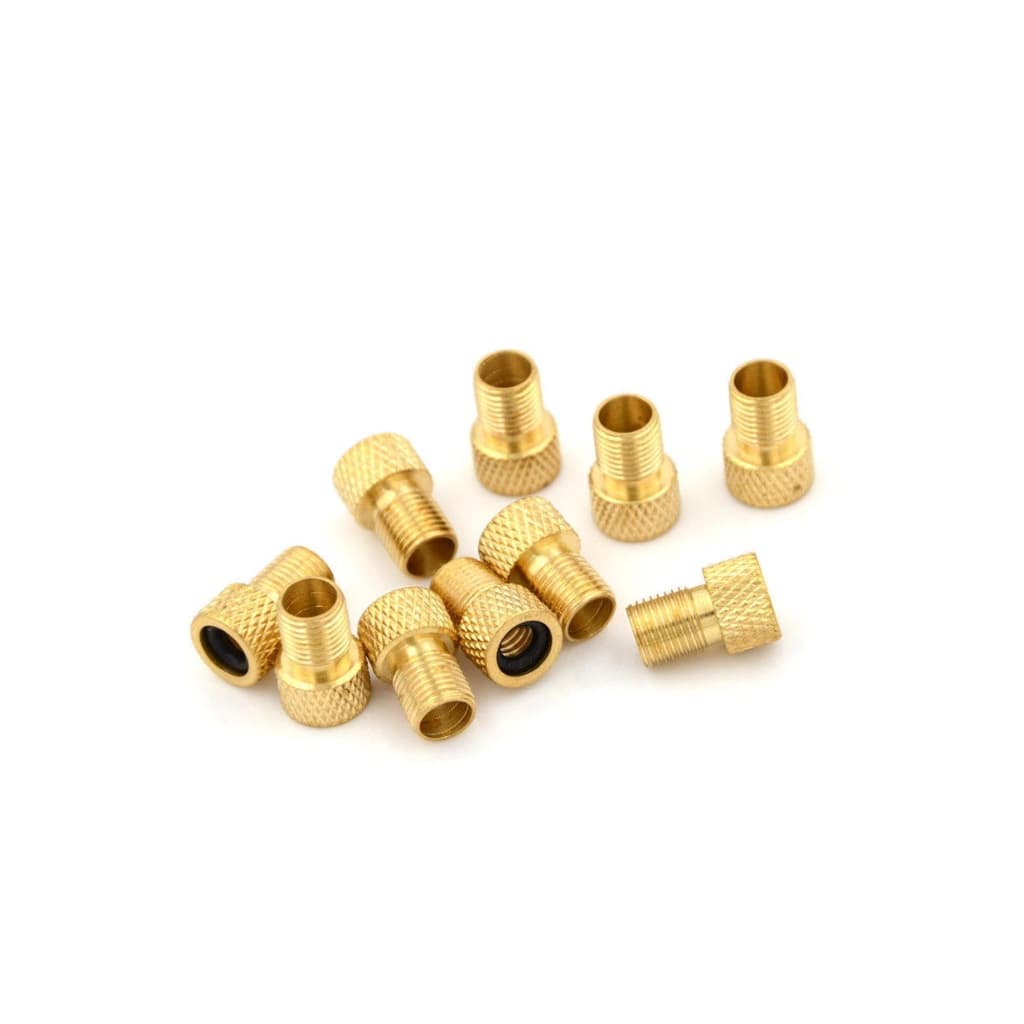 Kit 10 Adaptador Valvula Presta De Bico Fino Para Grosso