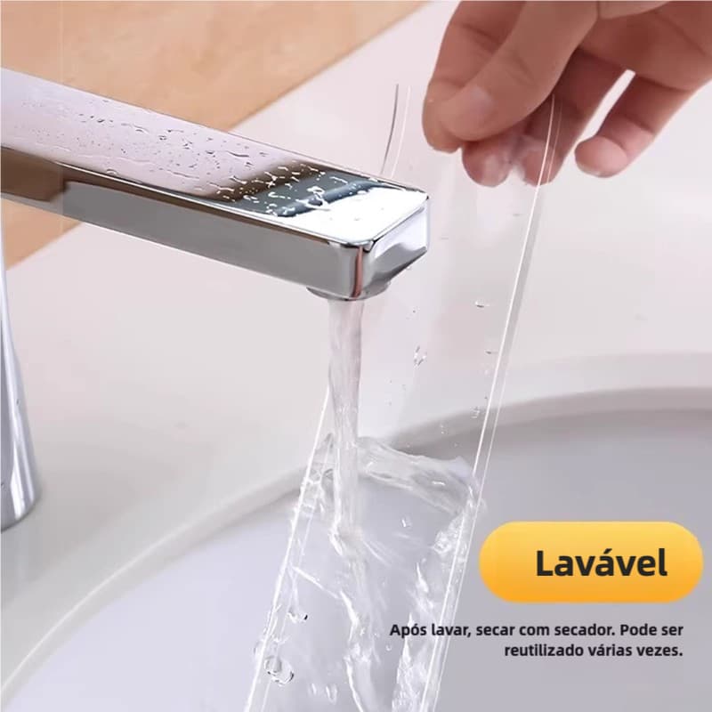 1 Rolo de Fita Adesiva Dupla Face à Prova d'Água, Nano, Transparente, Anti-Míldio, Linda, Fita Adesiva de Costura