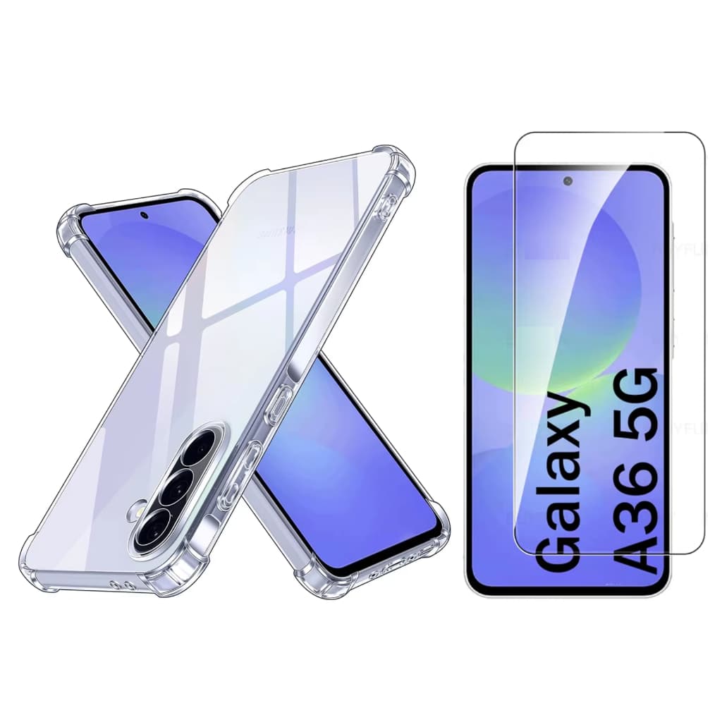 Capa Capinha Case + Película de Vidro 3D para Samsung Galaxy A36 6.7"