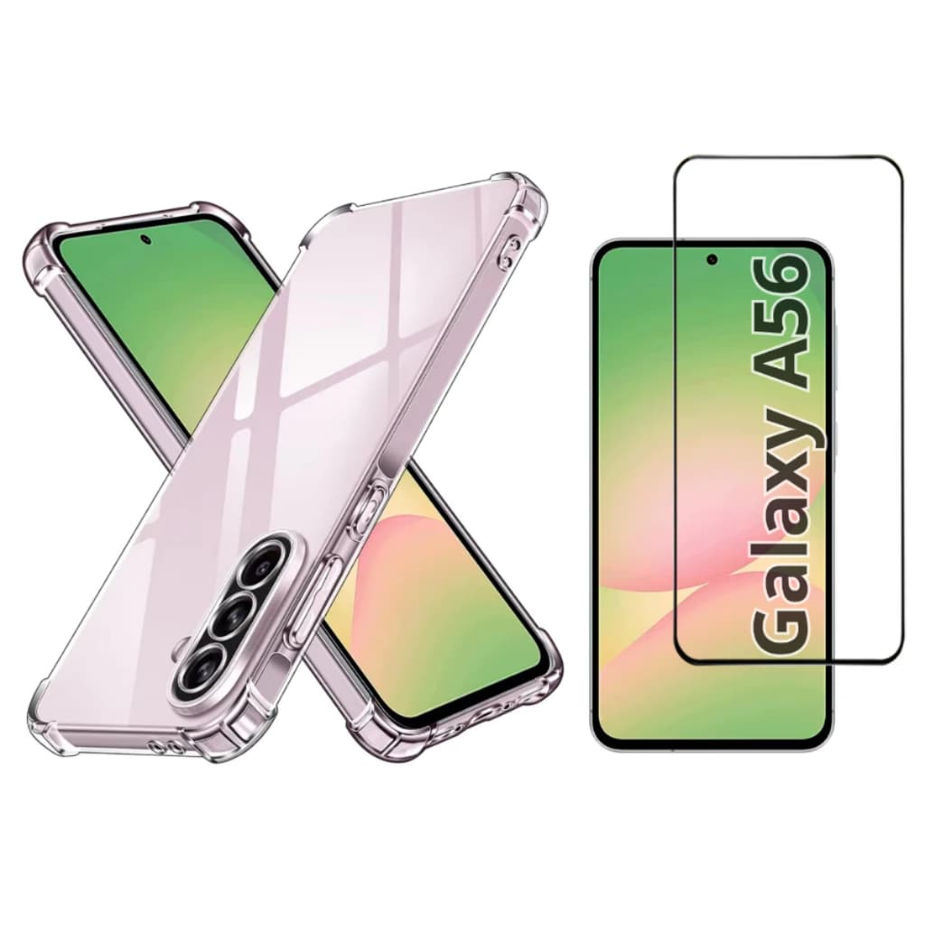 Capa Capinha Anti Impacto + Película 3D para Samsung Galaxy A56