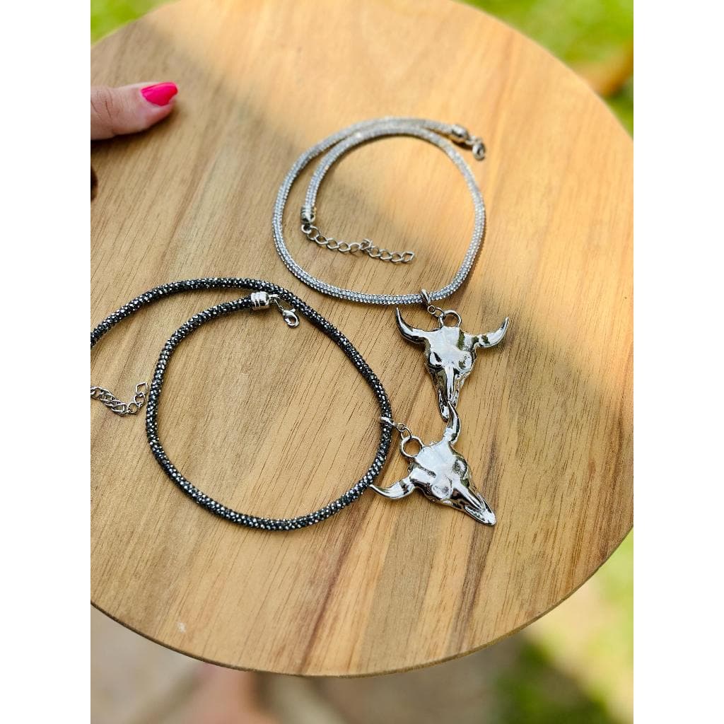 Choker Brilho Country Moda Feminina Estilo Boiadeira Estilosa Colar Estilosa Western