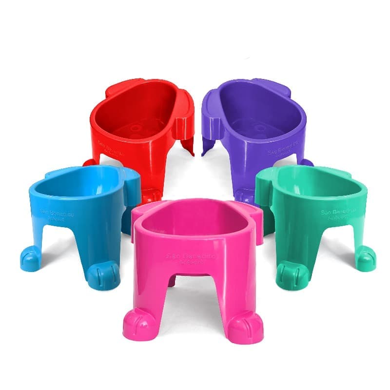 Comedouro Alto Para Cães 12cm - 300ml - São Benedito
