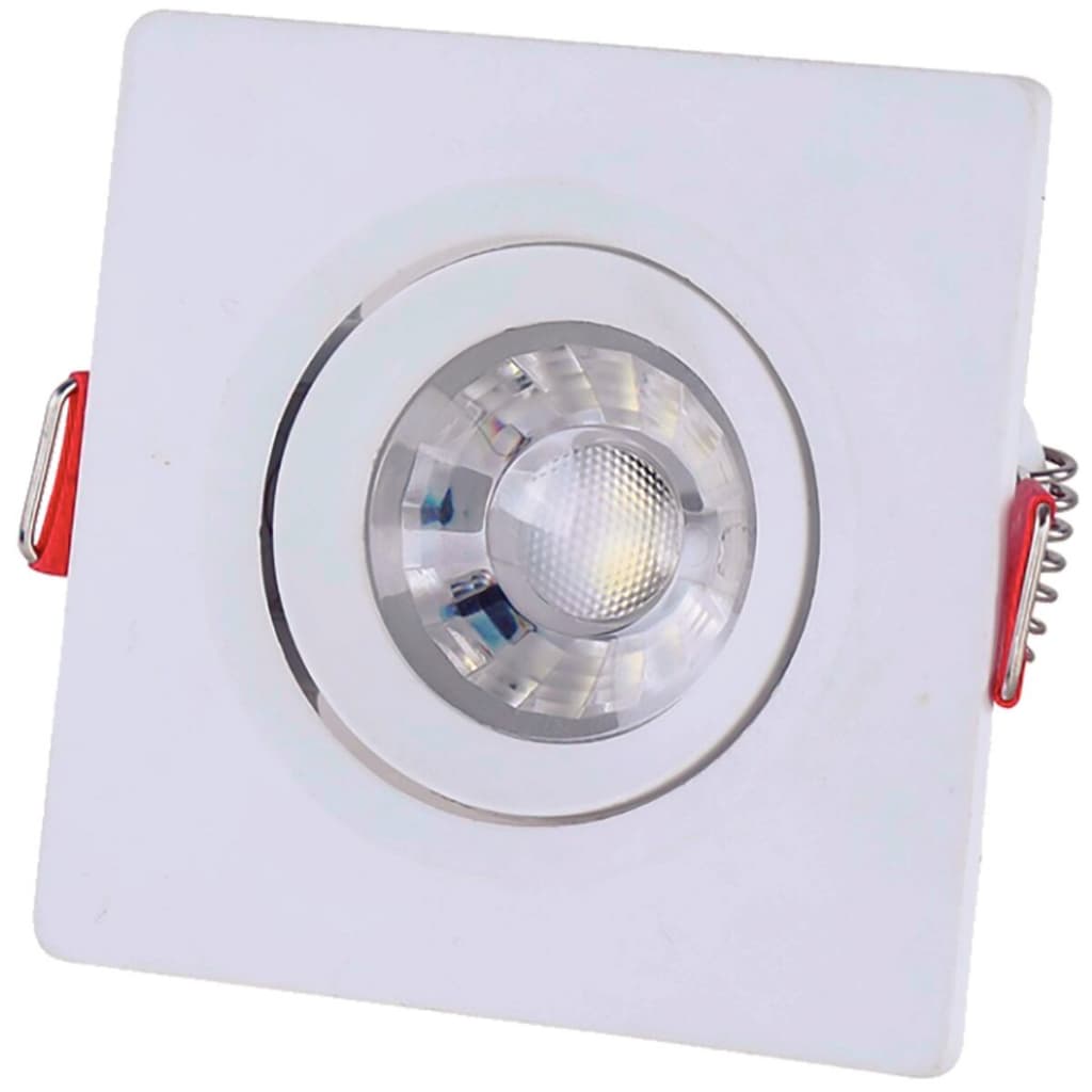 Spot Led 5W 650K Luz Branca Ou Amarela Tramontina Quadrado e Redondo, Garantia