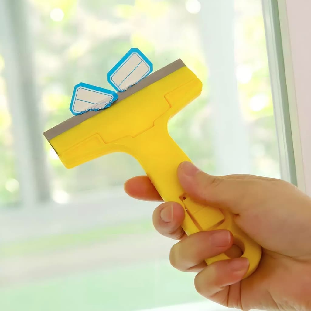 Estilete Raspador Para Tirar Colas de Adesivos do Vidro e Outras Utilidades Com Refil de Lâminas