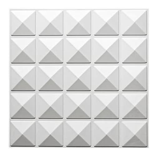 KIT C/32 Placa de Revestimento Auto Colante 3D PVC Viena 50x50cm