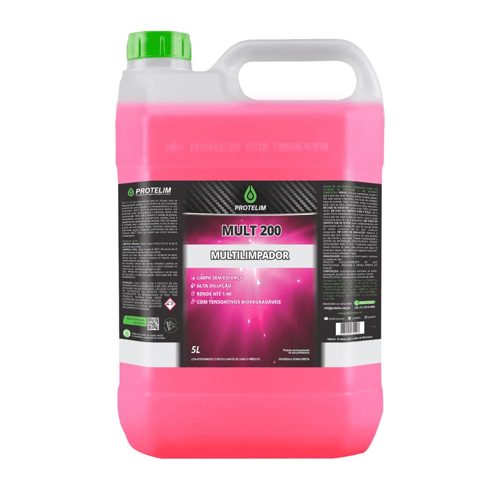 Prot Mult 200 Desengraxante Limpador Multiuso Protelim 5L
