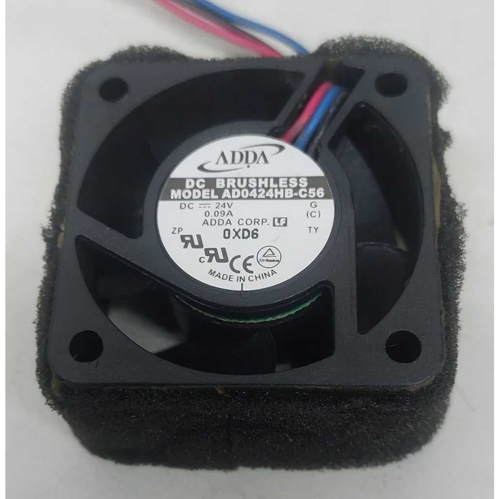 Micro Ventilador ADDA 24v 0,09a 40x40x20mm Modelo AD0424HB-C56 3 fios Silencioso