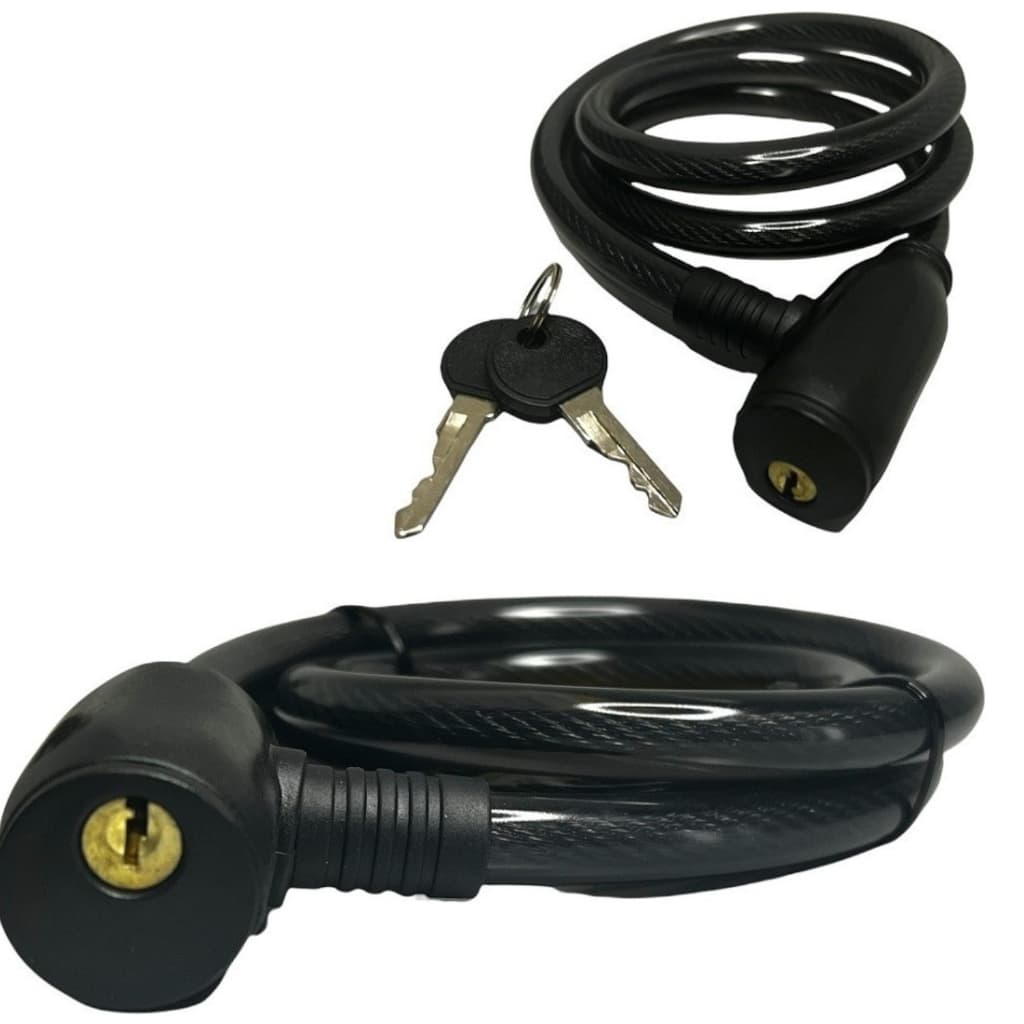 Cadeado Bike Anti Furto Bicicleta com chave Trava Corrente de aço Segurança