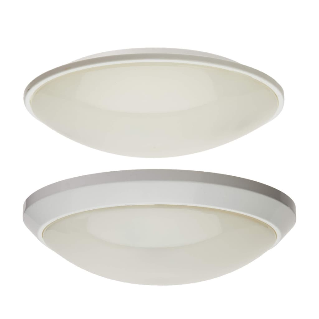 Kits Plafon Eclipse Interneed 310mm 110 W Branco S/Borda e C/Borda + Lâmpada 9W E-27 127/220 V Apartamento Iluminação