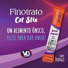 FINO  TRATO CAT STIX 1 UNIDADE 15 GRAMAS POR SACHÊ SABOR FRAN SUPER PREMIUM GATOS FINO TRATO SNACK LIQUIDO UNITARIO OBS: