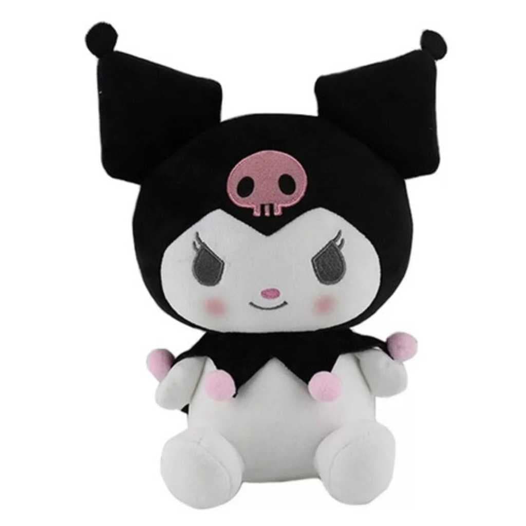 Pelúcia Kuromi Sanrio Hello Kitty 25cm Antialérgico