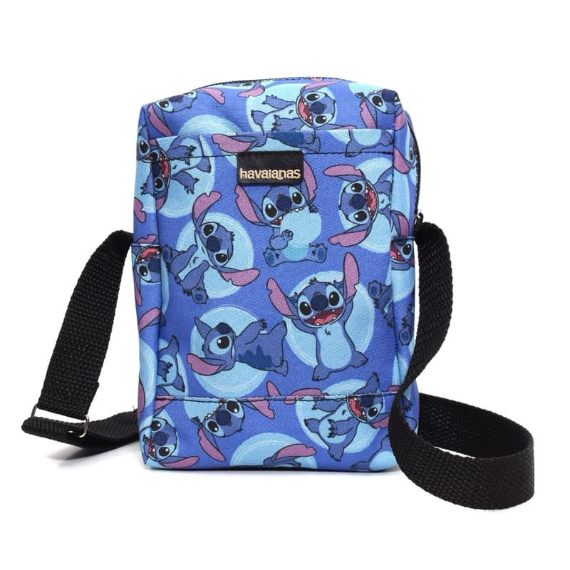 Bolsa Shoulder Bag Transversal de Ombro Lançamento Infantil Stitch