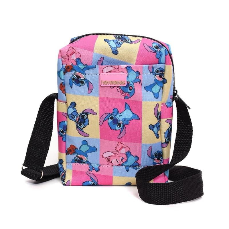 Bolsa Shoulder Bag Transversal de Ombro Stitch Meninas e Meninos