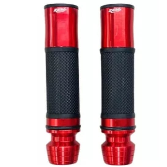 Manopla Vermelho Para Moto Esportivo Com Peso Curto XJ6 Hornet Cbx Fazer cb 500 xt600 xt600 YBR Cg Titan