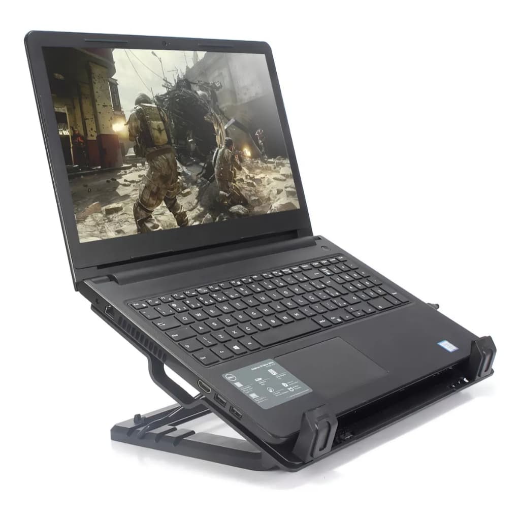 Suporte Base Cooler Notebook 9 À 17 Polegadas Inclinável Led Cor Preto Cor Do Led Azul