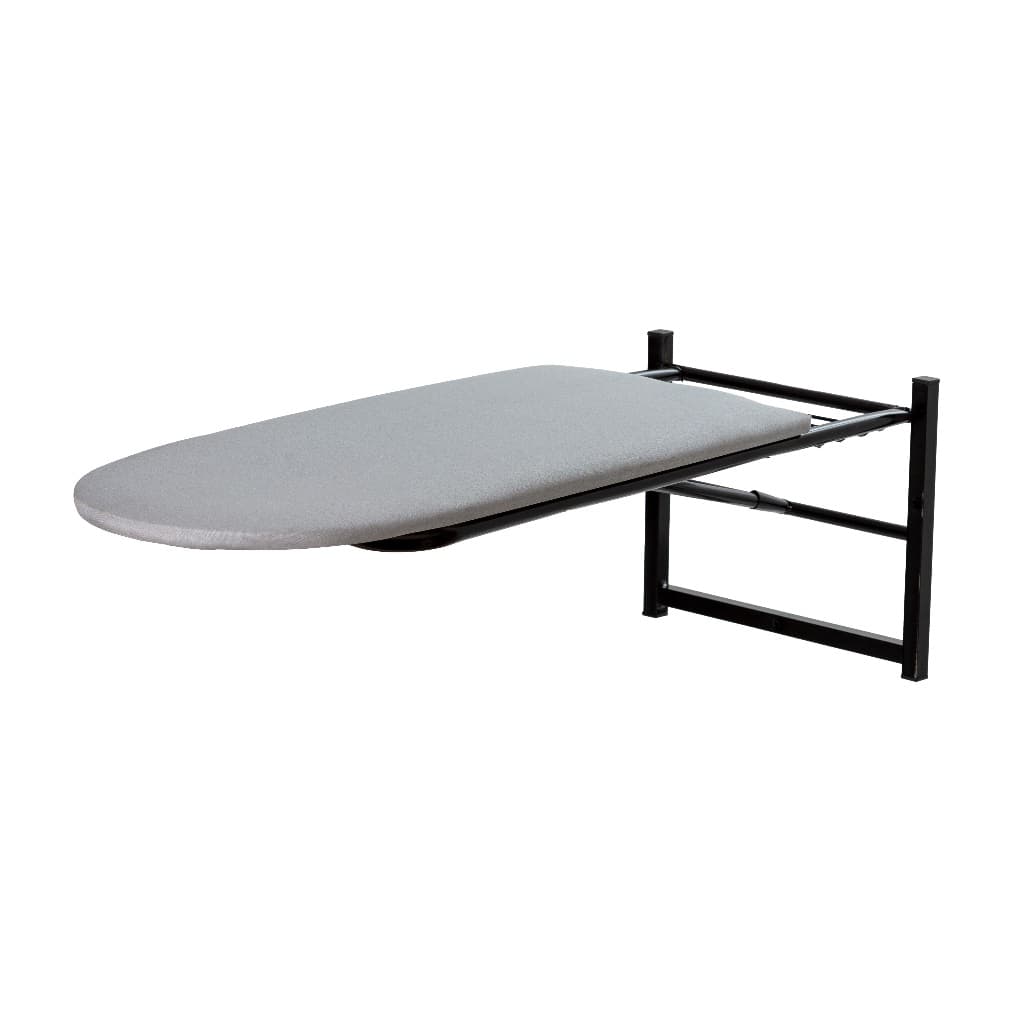 Mesa de Passar Roupa de Parede Reforçada Articulada com Porta Ferro Lavanderia