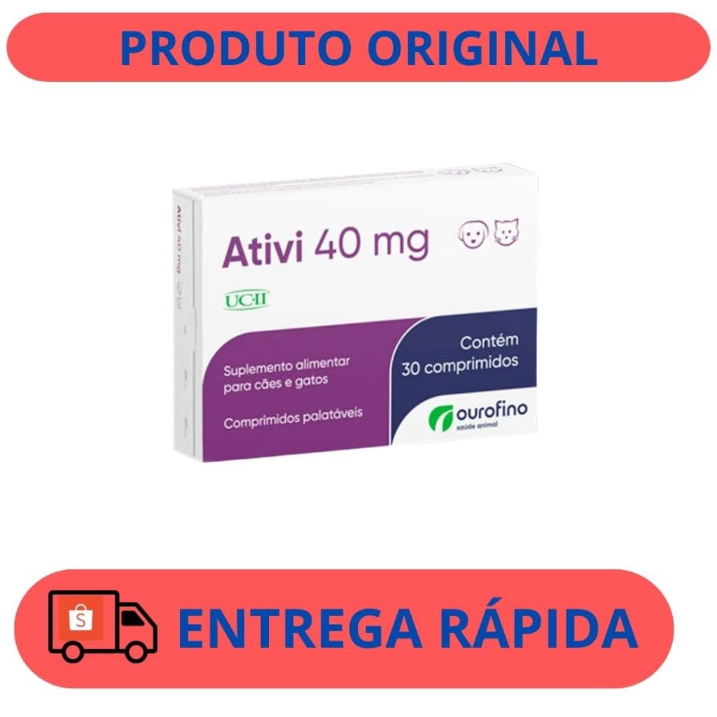 Suplemento ativi 30 comprimidos - ourofino