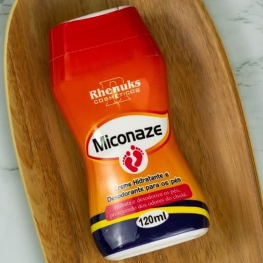 Creme Hidratante e Desodorante  para os pés  Miconaze elimina Chulé, Micose, Frieira, Hidrata -120ml