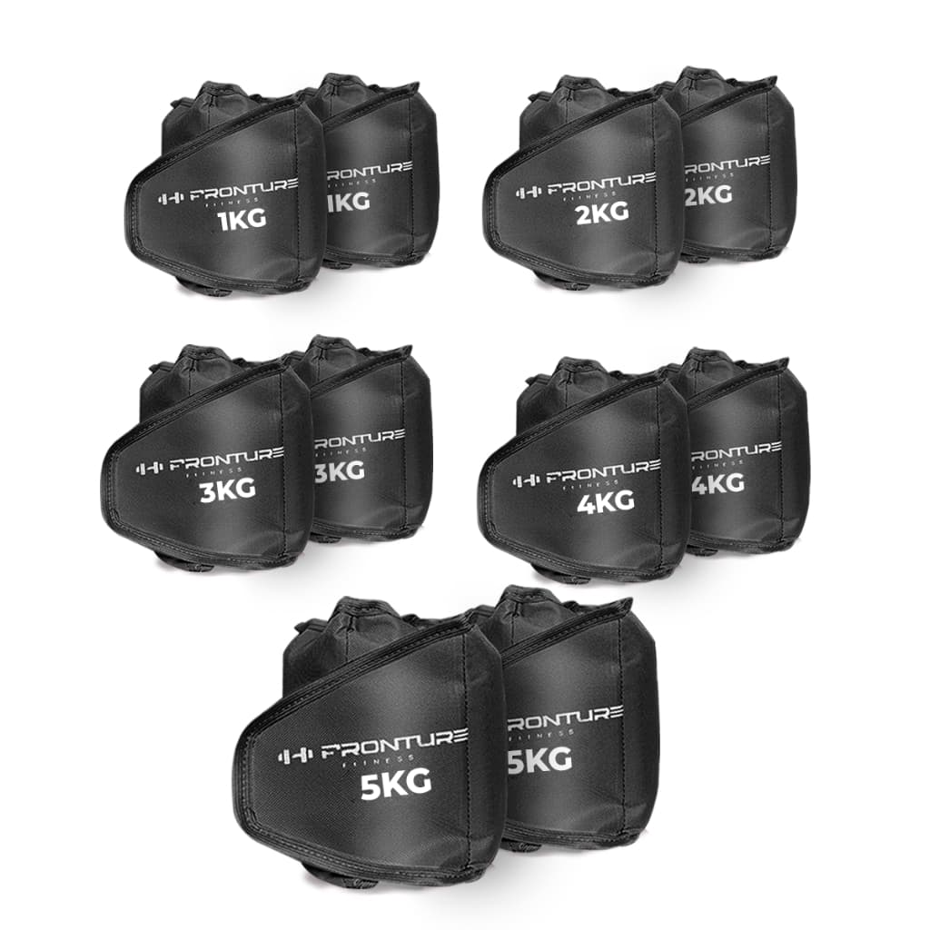 KIT Caneleira de Peso Tornozeleira 1KG ao 5KG P/ Treino Funcional pra Perna Exercicios Musculação