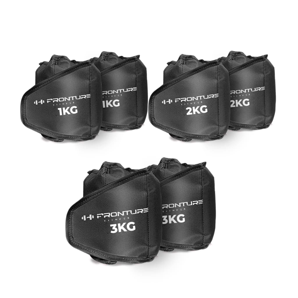 KIT Caneleira de Peso Tornozeleira 1KG ao 3KG P/ Treino Funcional pra Perna Exercicios Musculação