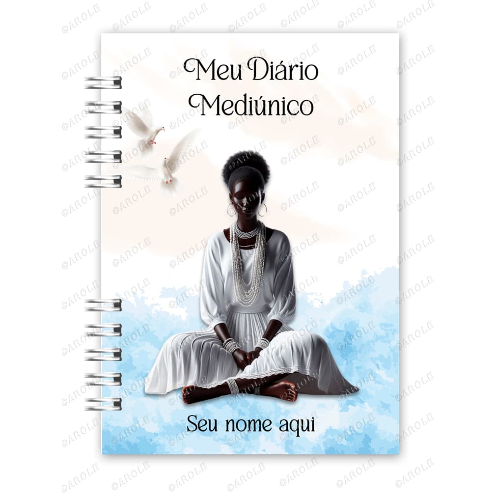 Caderno do Médium - Diário de Desenvolvimento (TAMANHO 21x15) Umbanda e Candomblé