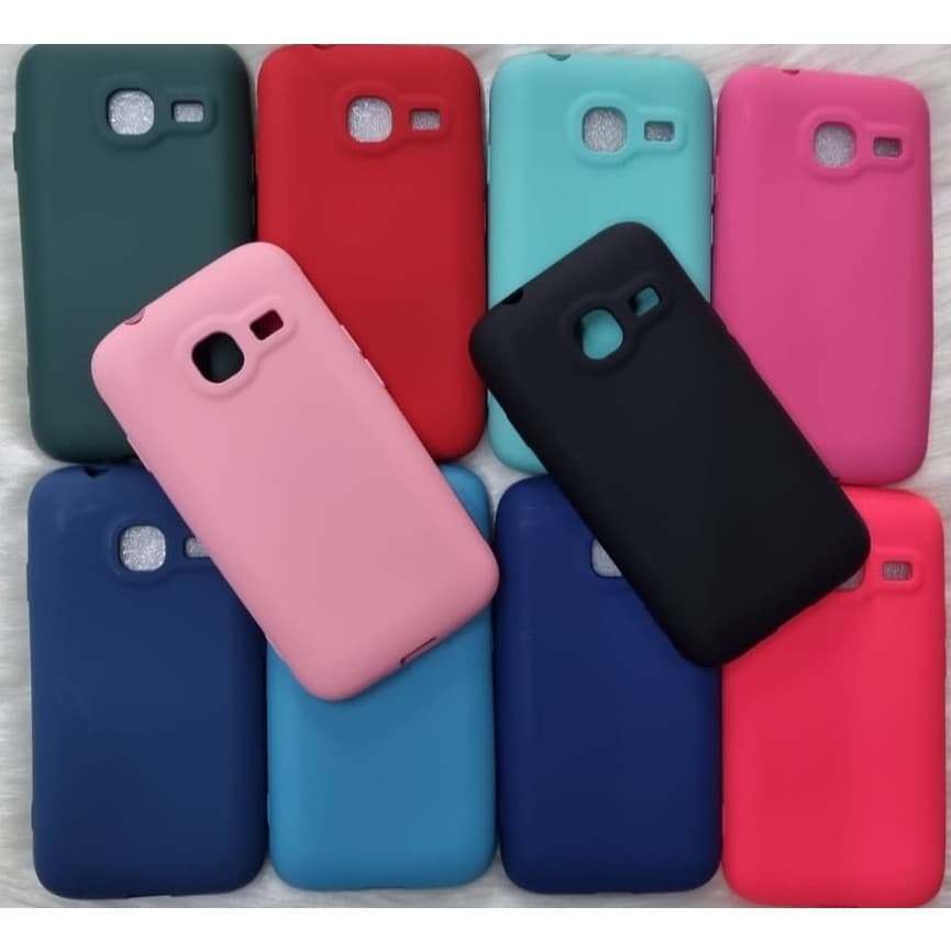 Capa de Celular Para- J1 Mini - Samsung Silicone Aveludado Capinha Case