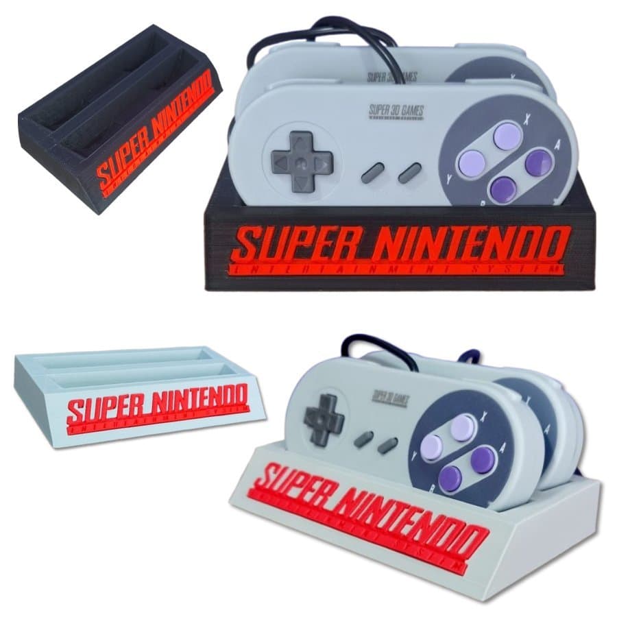 Suporte Duplo Feito em 3D Para Controles Nintendo