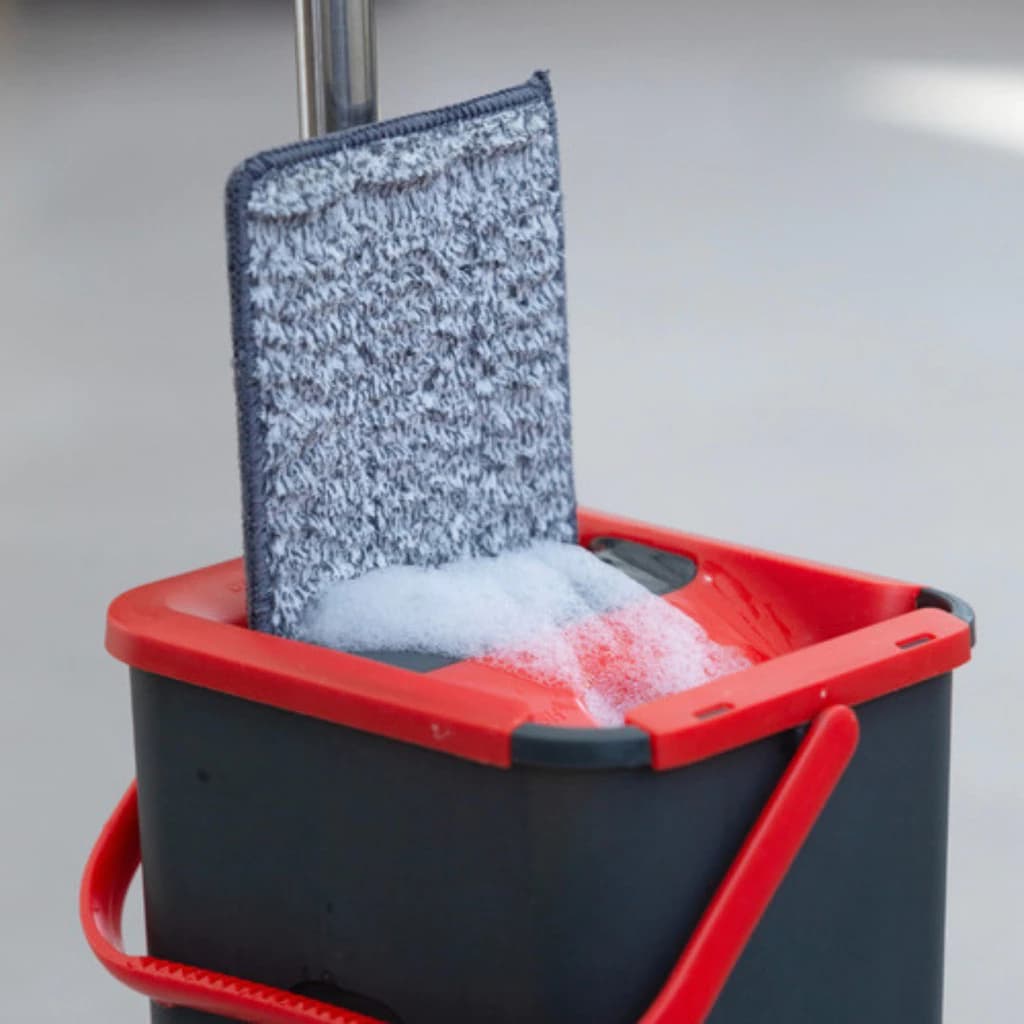 Mop Limpeza Rodo Mágico Giratório Esfregão Balde Flat Flash Balde 5L  Casa Escritório Prático