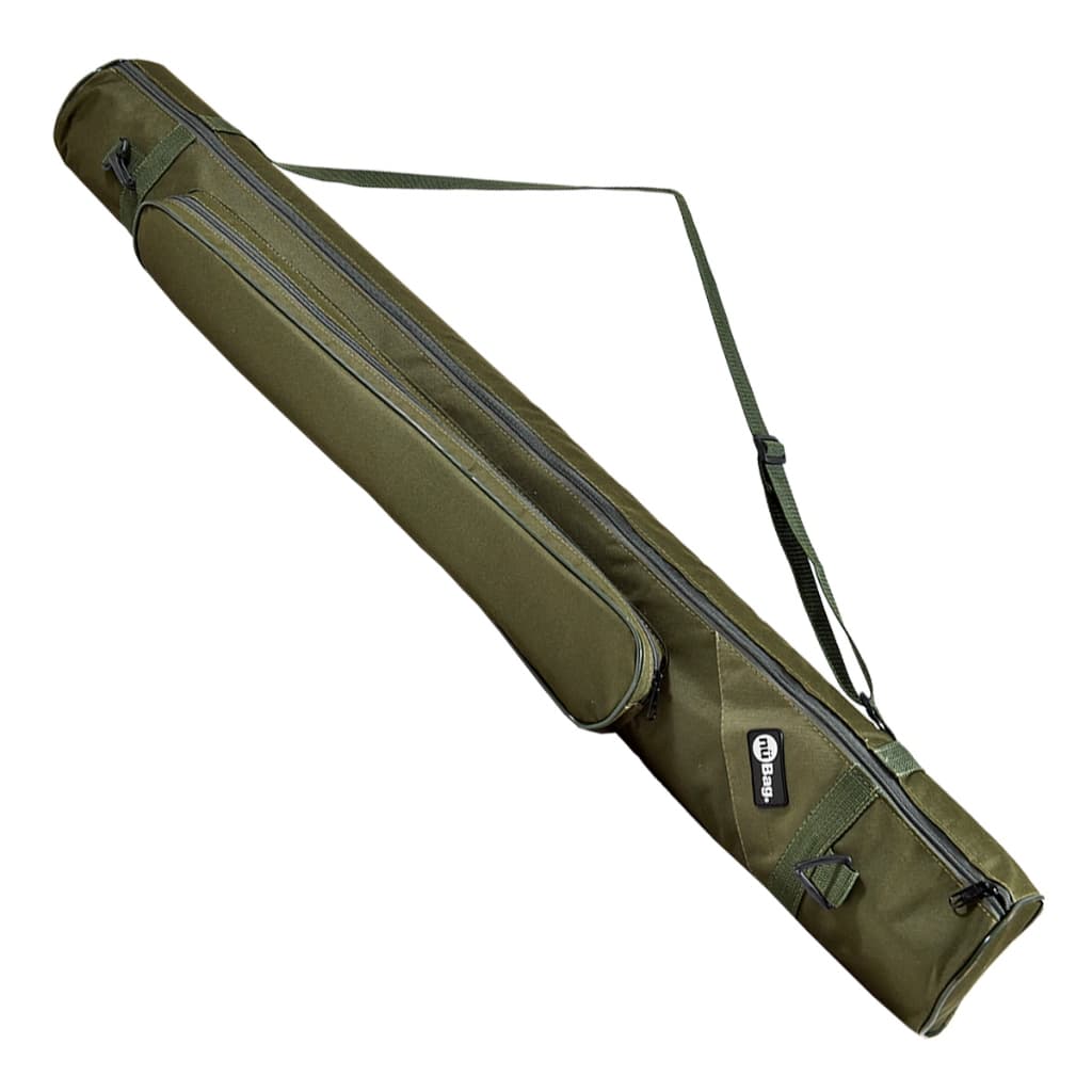 Porta Varas Bolsa Alça Pescador 120cm com Bolso Frontal Zíper Fechamento Reforçado Pesca Unidades