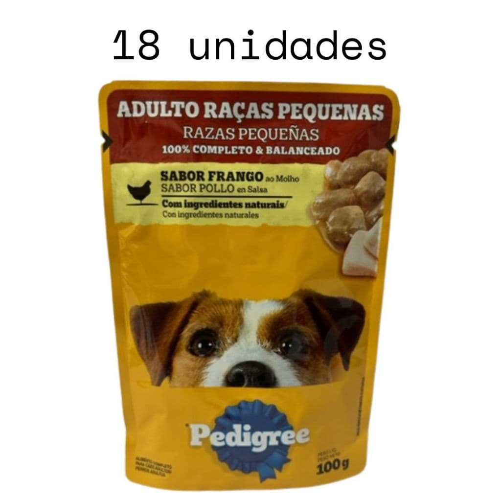 Pedigree Sache Frango Kit Com 18 Unidades Para Cães