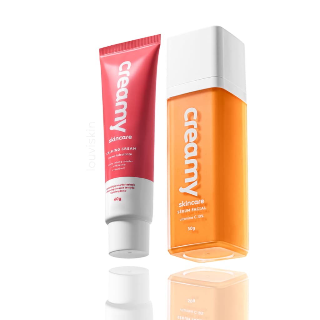 Kit Creamy Skincare Vitamina C e Calming Cream