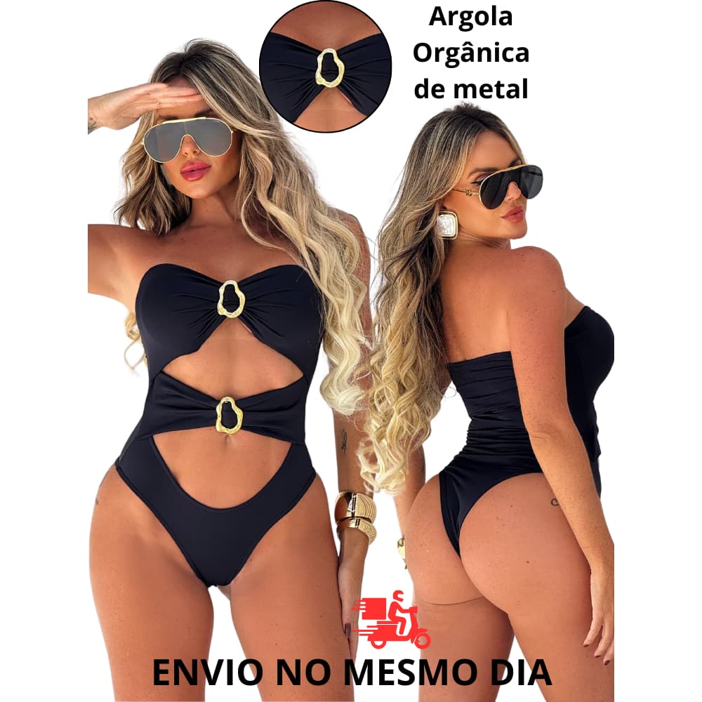 Body Feminino Collant Maio Com Fivela Tomara Que Caia Moda Verão Suplex Com Poliamida Moda Fashion Casual Elegante
