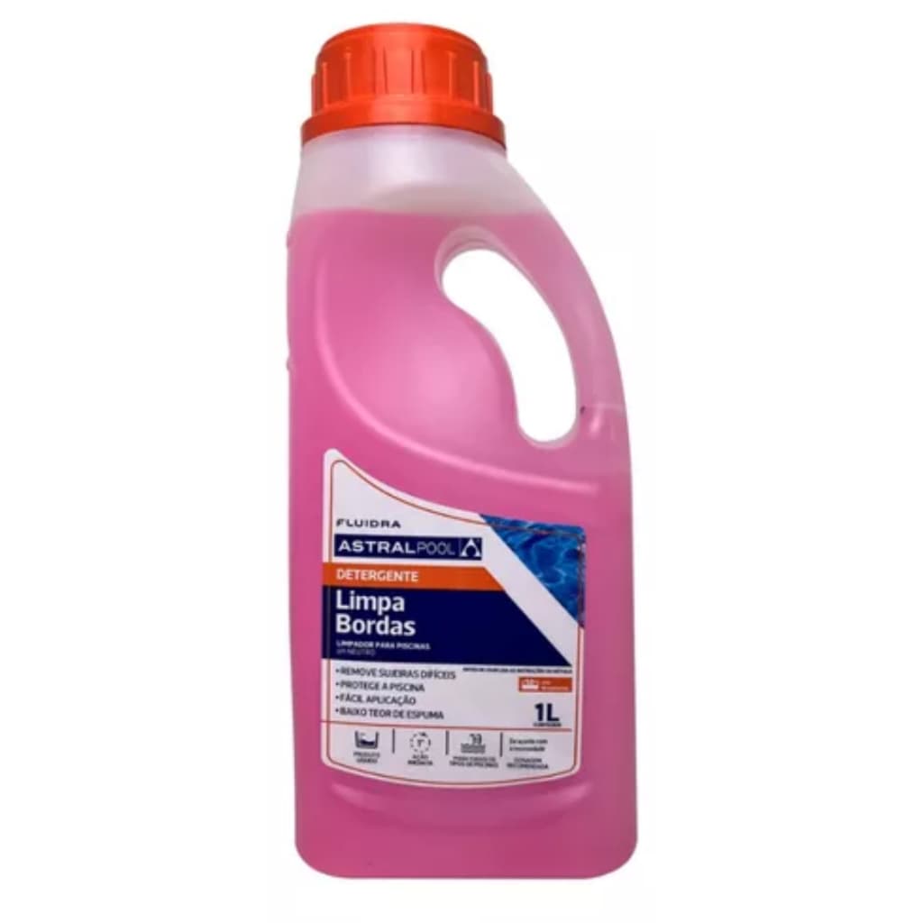 Limpa Bordas Piscinas Líquido Detergente Neutro Especial 1