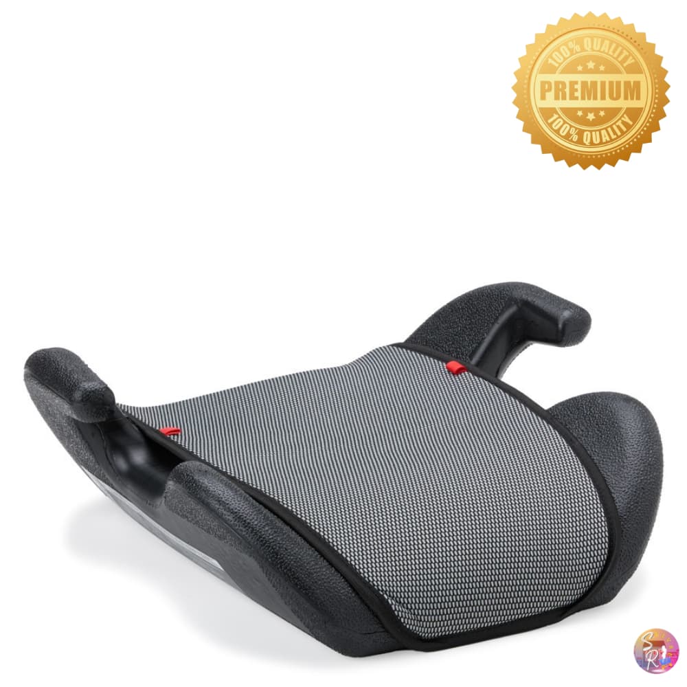 Assento de Carro Infantil Banco  Elevação Booster Cadeira Cadeirinha Viagem 15a36 Kg Fit Cinza Preto