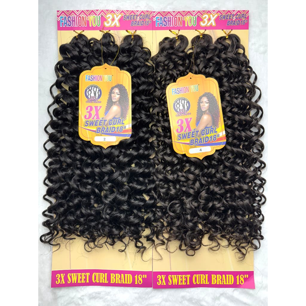 Cabelo Cacheado Crochet SHIRLEY CURL 18inch Cabelo 70cm 150g Braid Hair fia a fio Solto FASHION YOU