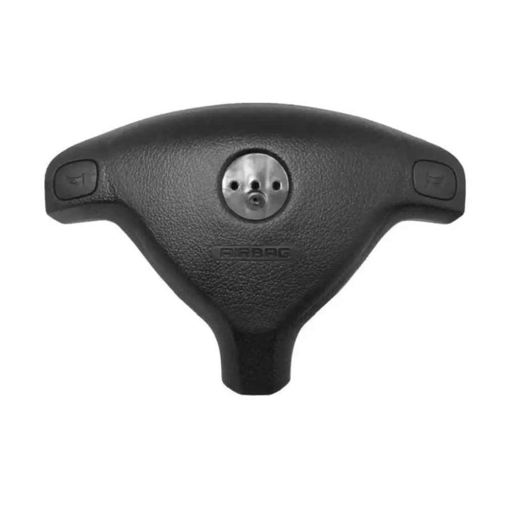 Tampa Capa Acionador de Buzina Volante Air Bag Zafira Astra Corsa Classic - Emblema Prata