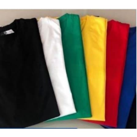 Camiseta Básica Masculina diversas cores tecido em algodão 100%