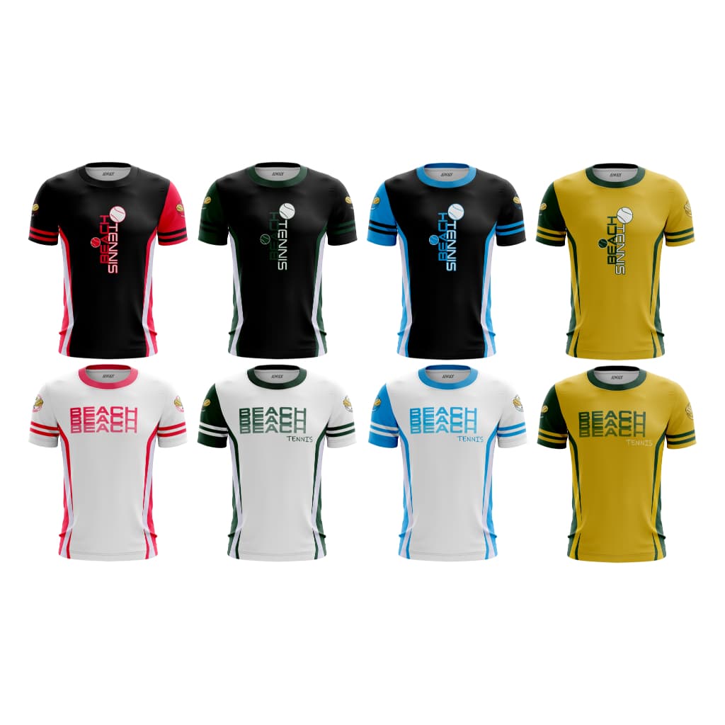 Camisa Camiseta Esporte Beach Tennis Dry Fit Premium Esportiva Blusa com proteção UV 50+