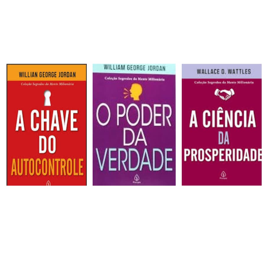 Kit de Livros - A Chave do Autocontrole, O Poder da Verdade e A Ciência da Prosperidade