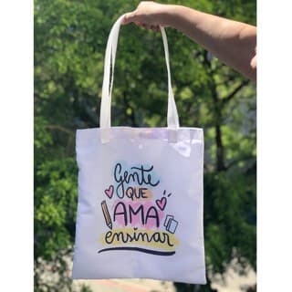 Ecobags Sacola Personalizada Dia Dos Professores Personalizada - FAZEMOS QUALQUER TEMA OU LOGO MARCA