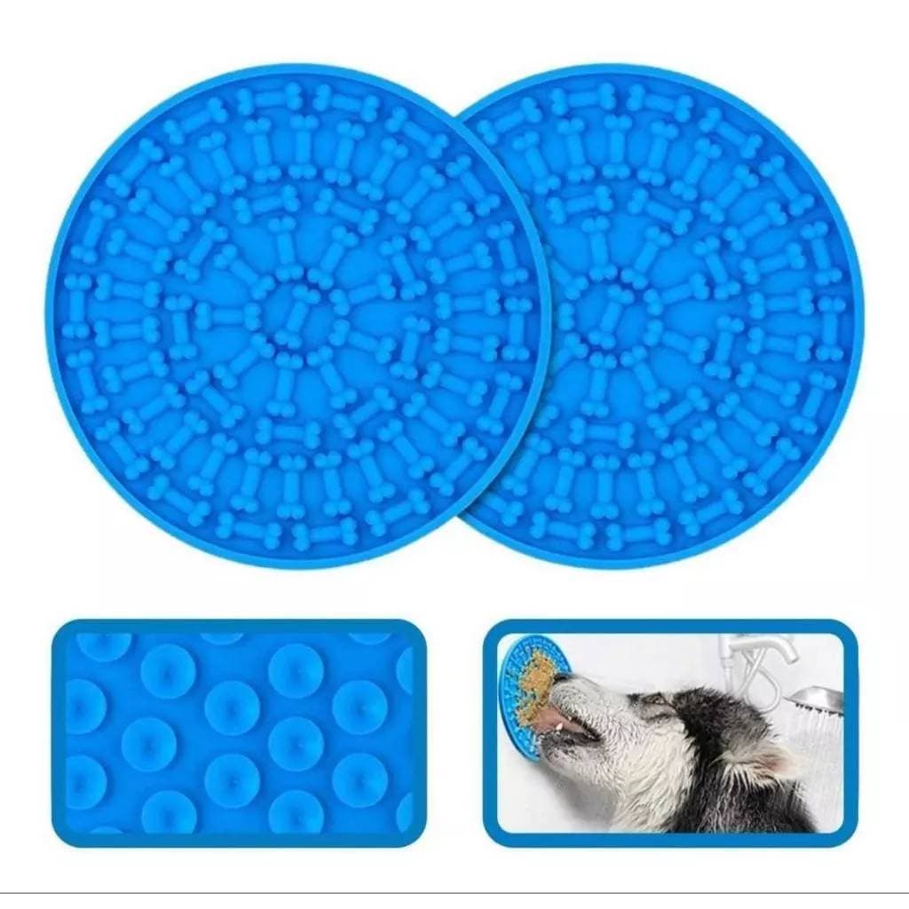 Tapete de Lamber para Cães Cachorro, para gato, labirinto petisco ração com ventosa