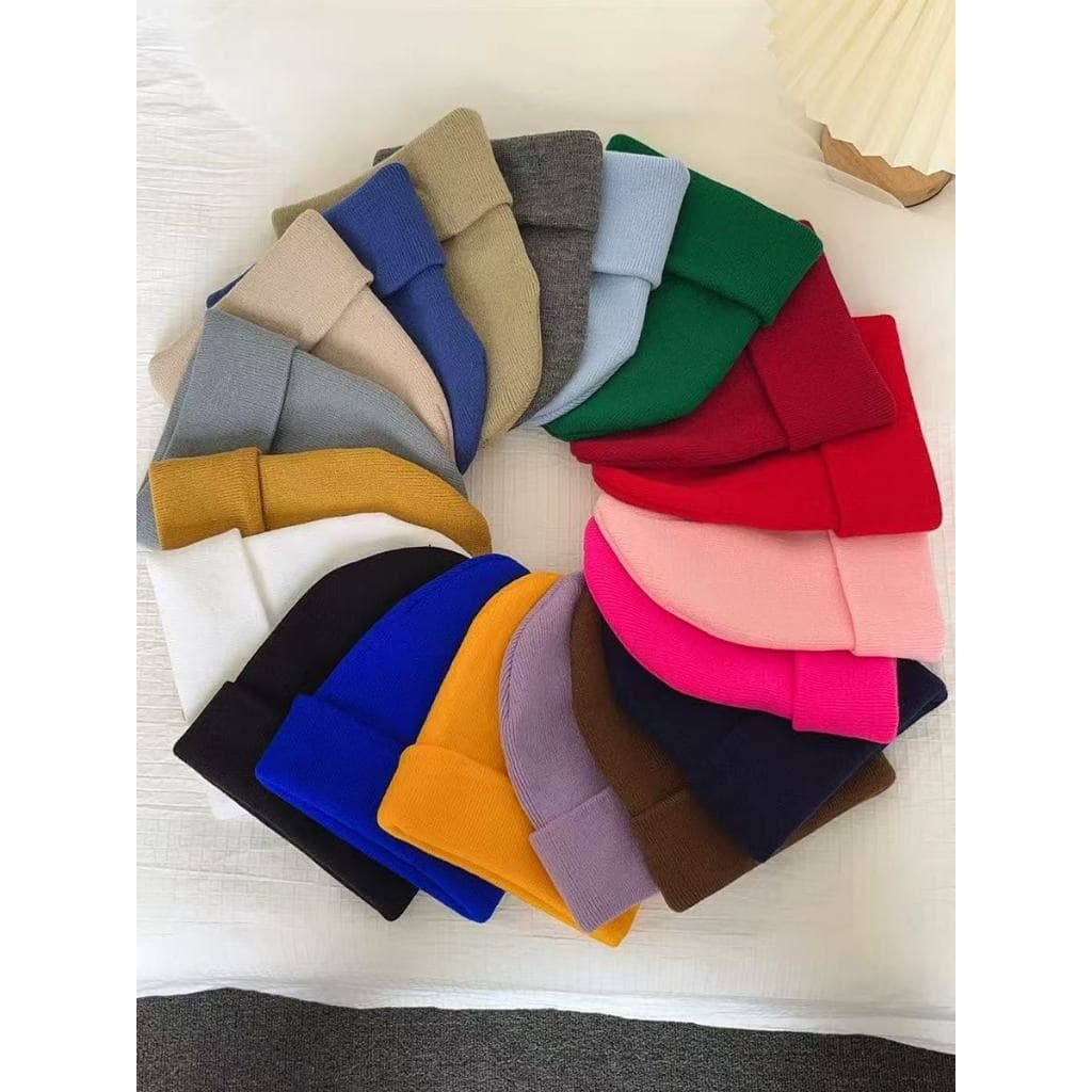 (388-B)Gorro Touca De Frio, Inverno Sem Bordado Para Adulto Toca Boina