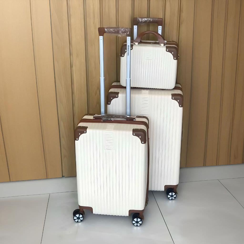 Kit Mala De Viagem Grande + Mala pequena + Frasqueira
