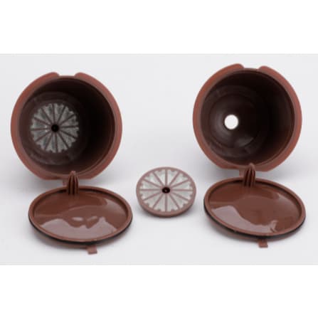Reutilizável Para Dolce Gusto Nescafe Copo De Cápsula De Café Filtro Preto
