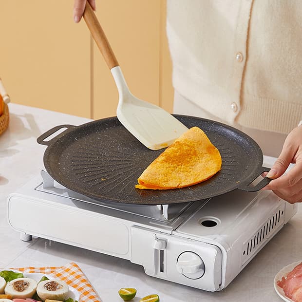 Disco de arado Chapa antiaderente para grelhar e fritar, ideal para uso doméstico