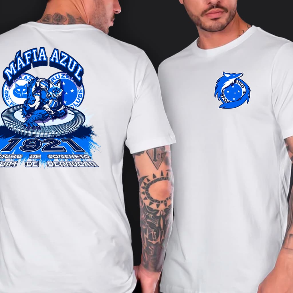 Camisa Camiseta Torcedor Cruzeiro Persinalizada  25