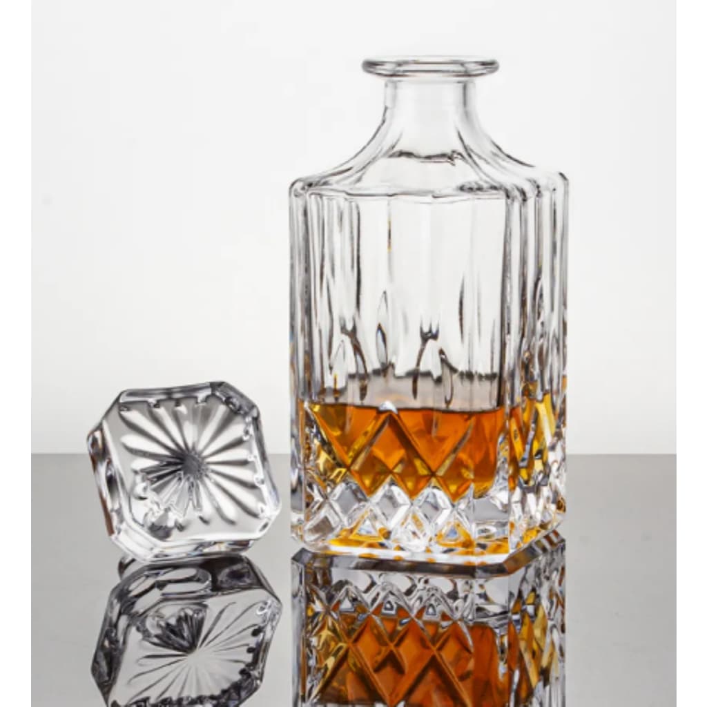 Garrafa Em Vidro 1l - Retrô Vintage P/ Decoração Whisky Licor
